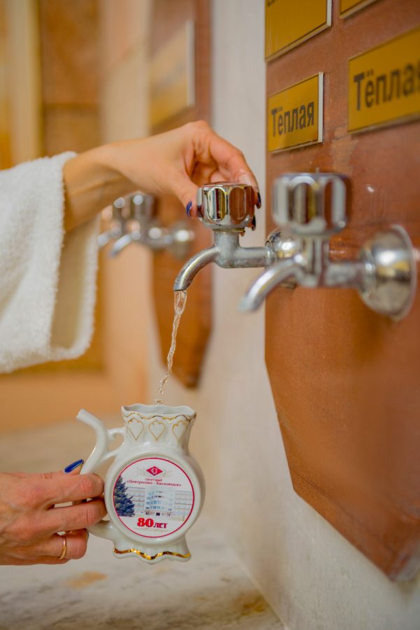 Бювет в санатории Центросоюз в городе Кисловодске - фотография