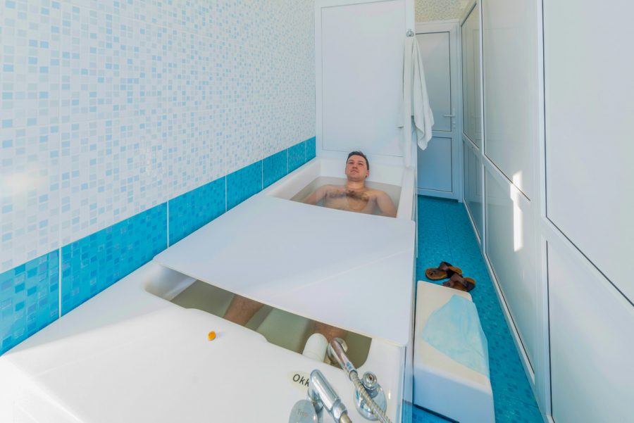 Нарзанная ванна в санатории Центросоюз в городе Кисловодске - фотография