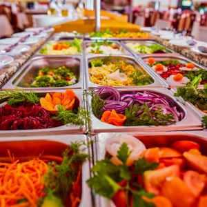 Обеденный зал Гранат в санатории Центросоюз в городе Кисловодске - фотография