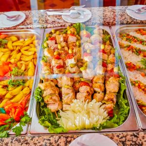 Обеденный зал Гранат в санатории Центросоюз в городе Кисловодске - фотография