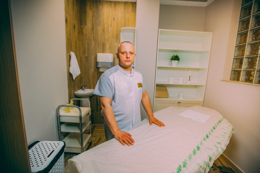 Массаж в санатории Центросоюз в городе Кисловодске - фотография