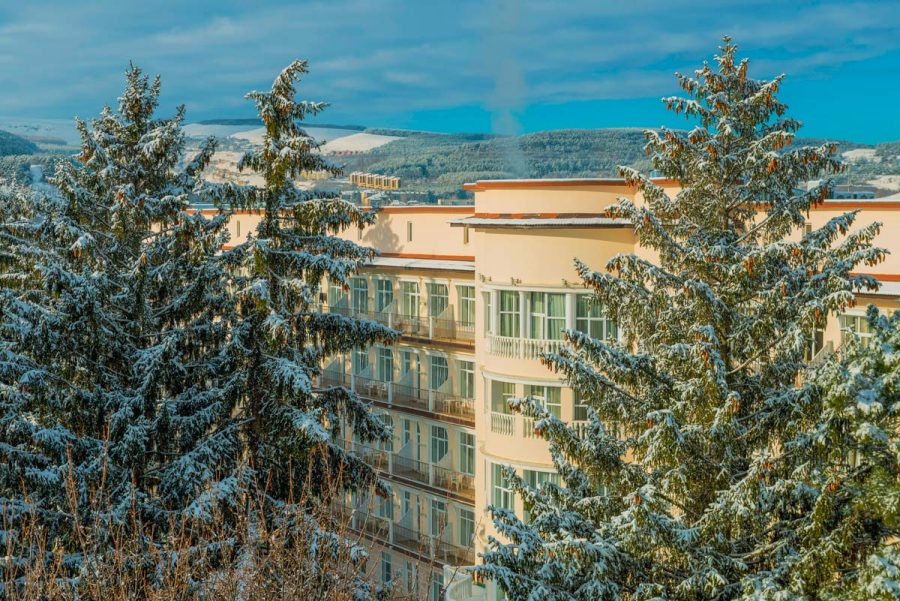 Территория в санатории Центросоюз в городе Кисловодске - фотография