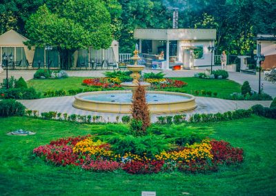 Территория в санатории Центросоюз в городе Кисловодске - фотография