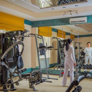 Тренажерный зал в санатории Центросоюз в городе Кисловодске - фотография