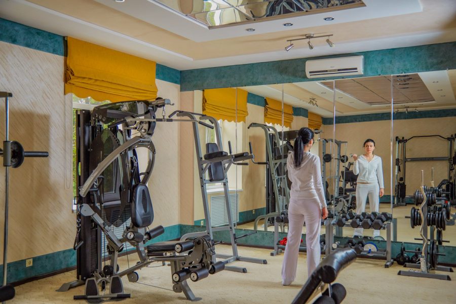 Тренажерный зал в санатории Центросоюз в городе Кисловодске - фотография