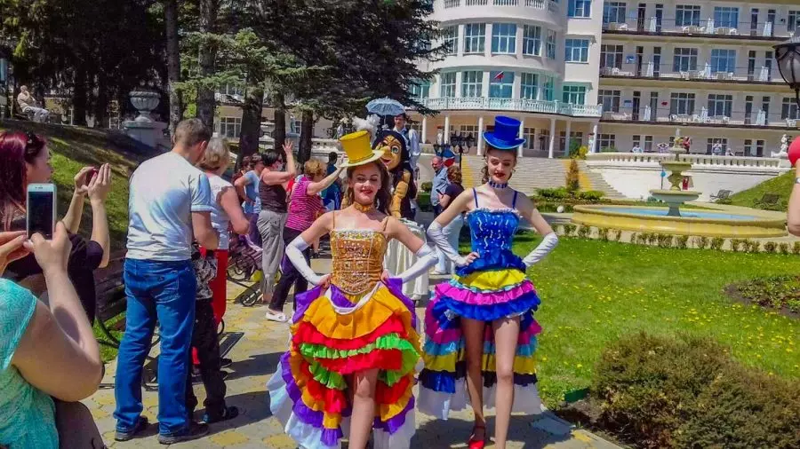 Анимационная программа в санатории Центросоюз в городе Кисловодске - фотография