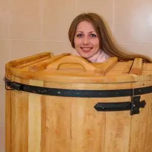 Кедровая бочка в санатории Центросоюз в городе Кисловодске - фотография