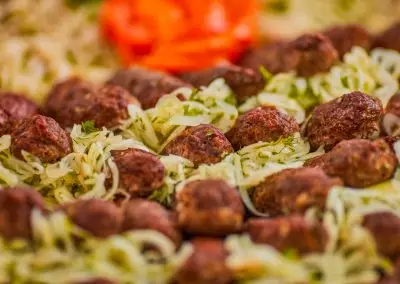 Обеденный зал Гранат в санатории Центросоюз в городе Кисловодске - фотография