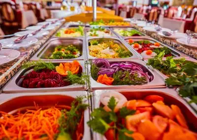 Обеденный зал Гранат в санатории Центросоюз в городе Кисловодске - фотография