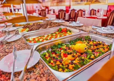 Обеденный зал Гранат в санатории Центросоюз в городе Кисловодске - фотография