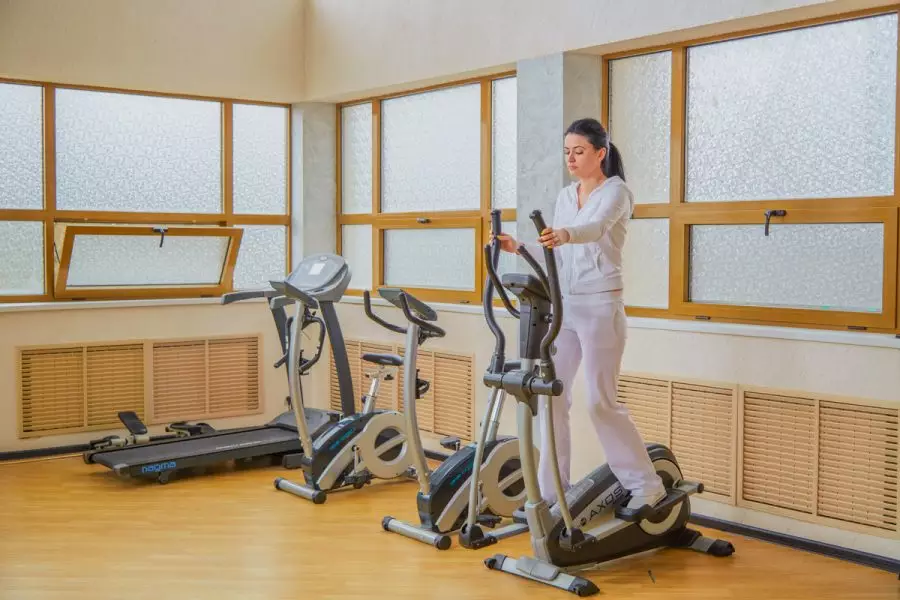 Тренажерный зал в санатории Центросоюз в городе Кисловодске - фотография