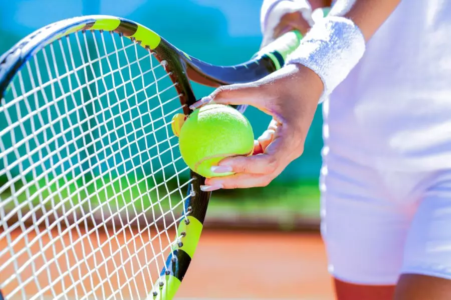 Теннисный корт в санатории - фотография